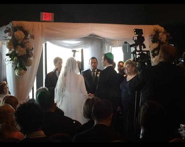 Wedding Ceremony at the Chart House, Weehawken